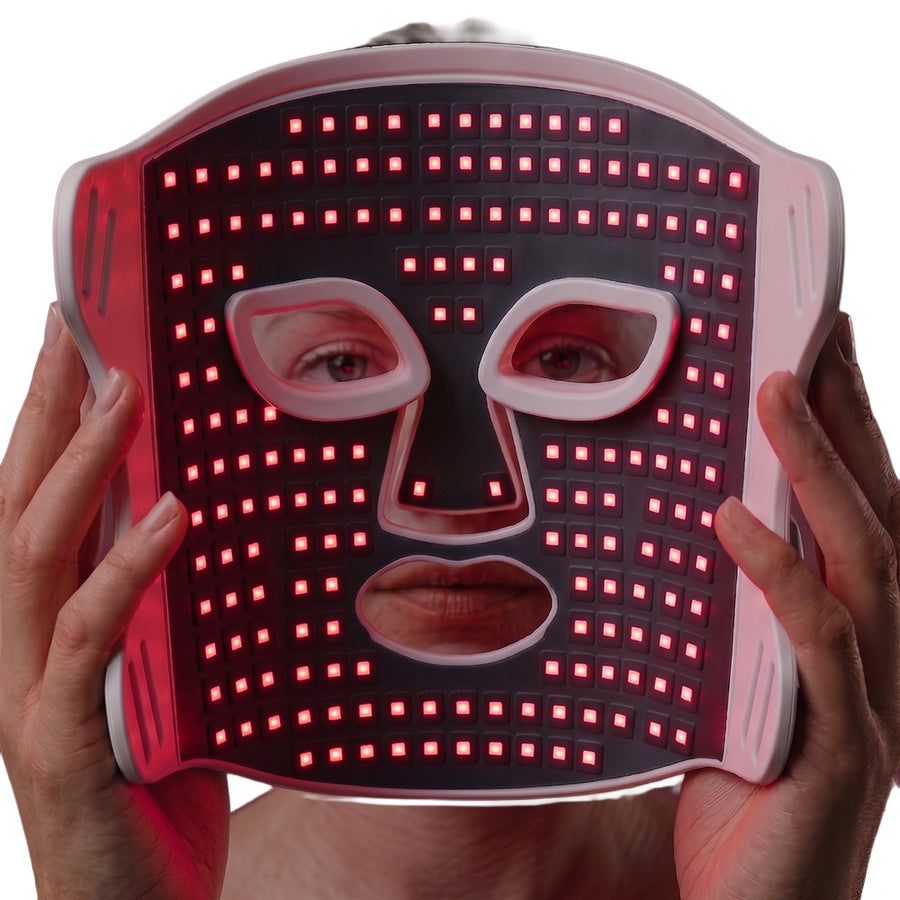 Liroma LED masker met nabij-infrarood licht voor het gezicht