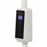 Bedieningspaneel van de Liroma TDP-lamp 607A met display voor tijd en temperatuur